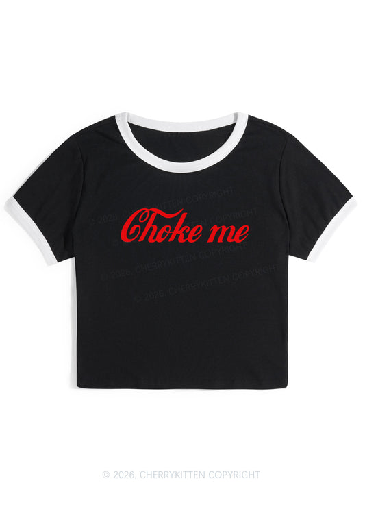 Choke Me Y2K Ringer Tee Cherrykitten