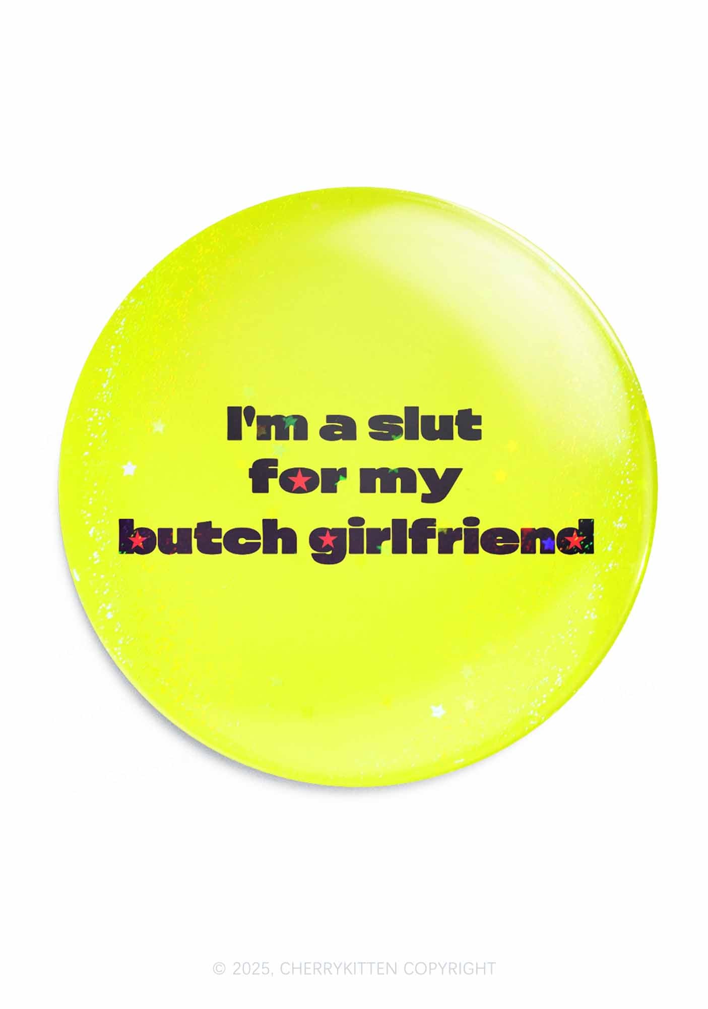 Slxt For Butch GF Pride 1Pc Y2K Pin Badge Cherrykitten