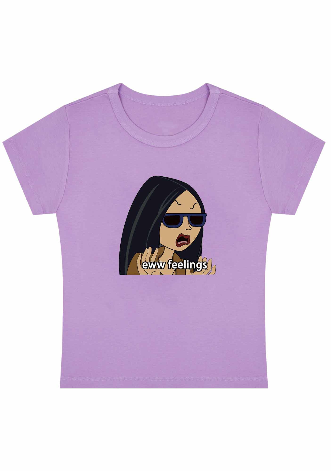 Curvy Eww Feelings Baby Tee