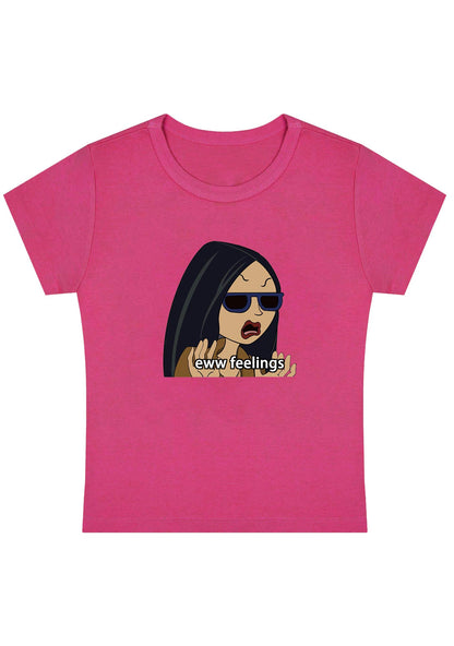 Curvy Eww Feelings Baby Tee