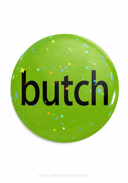 Green Butch Pride 1Pc Y2K Pin Badge Cherrykitten