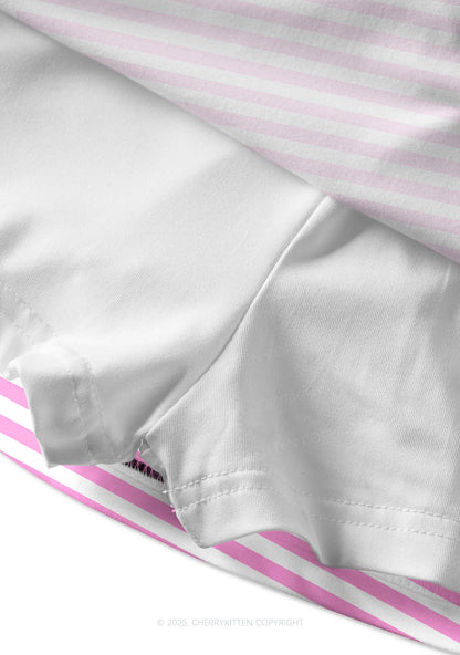 Worlds Best Ex Girlfriend Valentine's Day Y2K Print Mini Skirt Cherrykitten