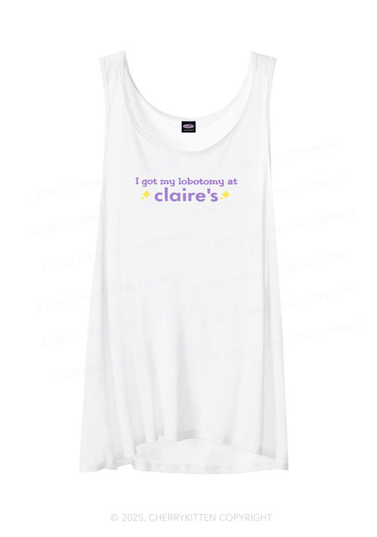 I Got My Lobotomy At Claire's Y2K Sheer Boyfriend Tank Cherrykitten