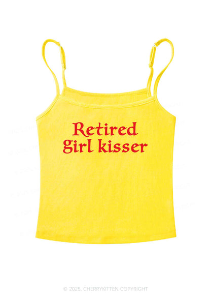 Retired Girl Kisser Pride Y2K Spaghetti Strap Cami Cherrykitten