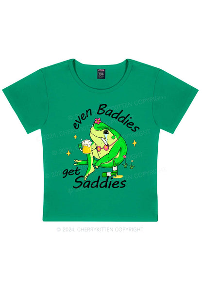 Drunk Frog Y2K Baby Tee Cherrykitten