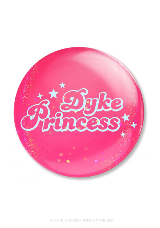 Dyke Princess Pride 1Pc Y2K Pin Badge Cherrykitten