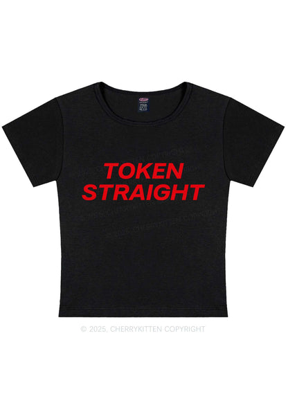 Token Straight Pride Y2K Baby Tee Cherrykitten