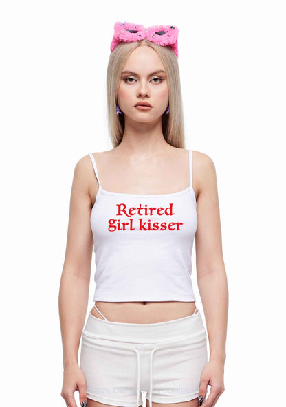 Retired Girl Kisser Pride Y2K Spaghetti Strap Cami Cherrykitten