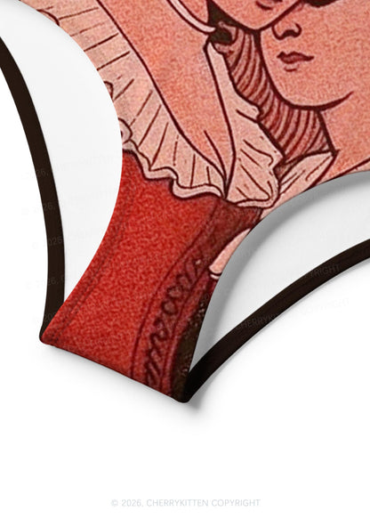 Lover Girls Pride Y2K Print Bikini Set Cherrykitten