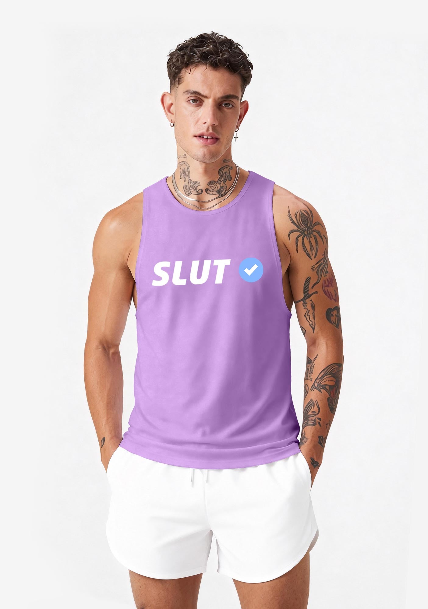 Certified Slxt Y2K Men Racerback Tank Top Cherrykitten