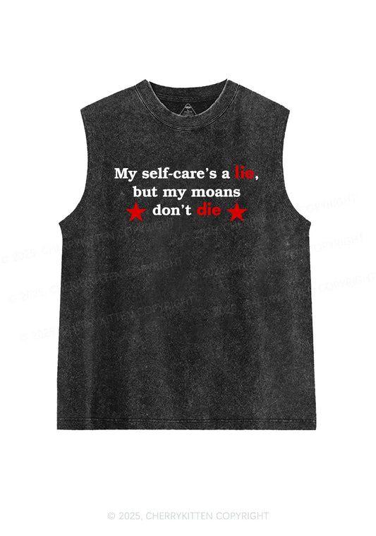 My Moans Dont Die Y2K Washed Muscle Tank Cherrykitten