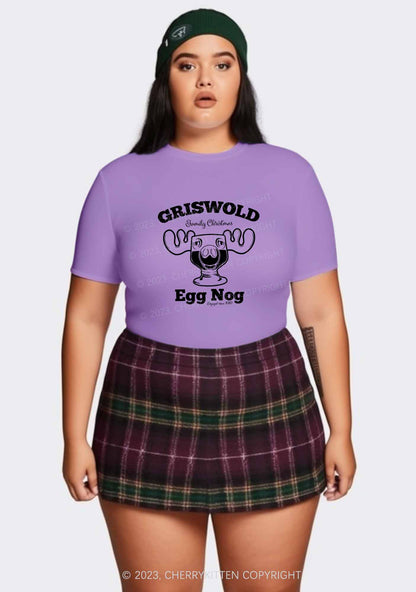 Griswold Egg Nog Christmas Baby Tee Cherrykitten