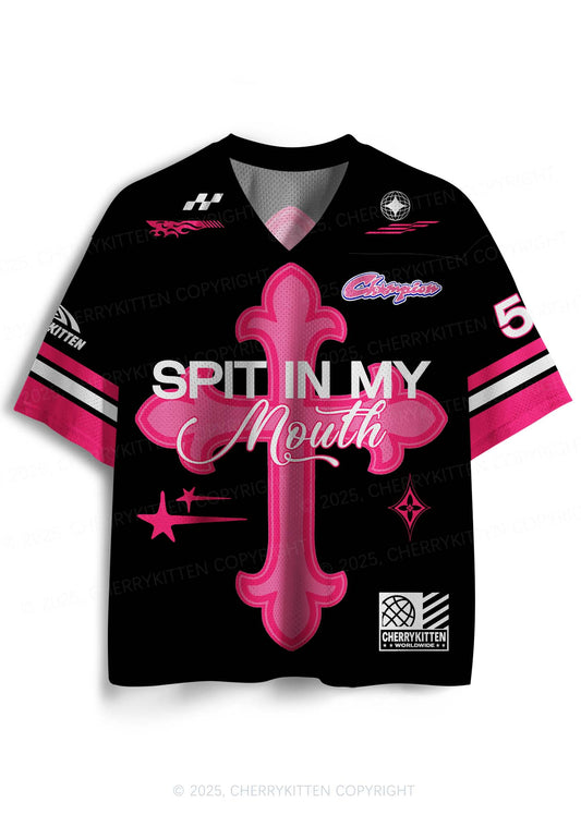 Custom Pink Cross Y2K Sport Jersey Shirts Cherrykitten