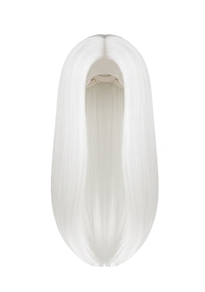 Long Straight Hair Y2K White Wigs Cherrykitten