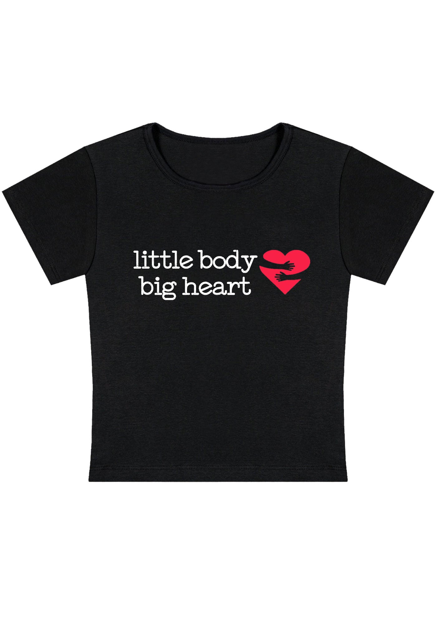 Curvy Little Body Big Heart Baby Tee