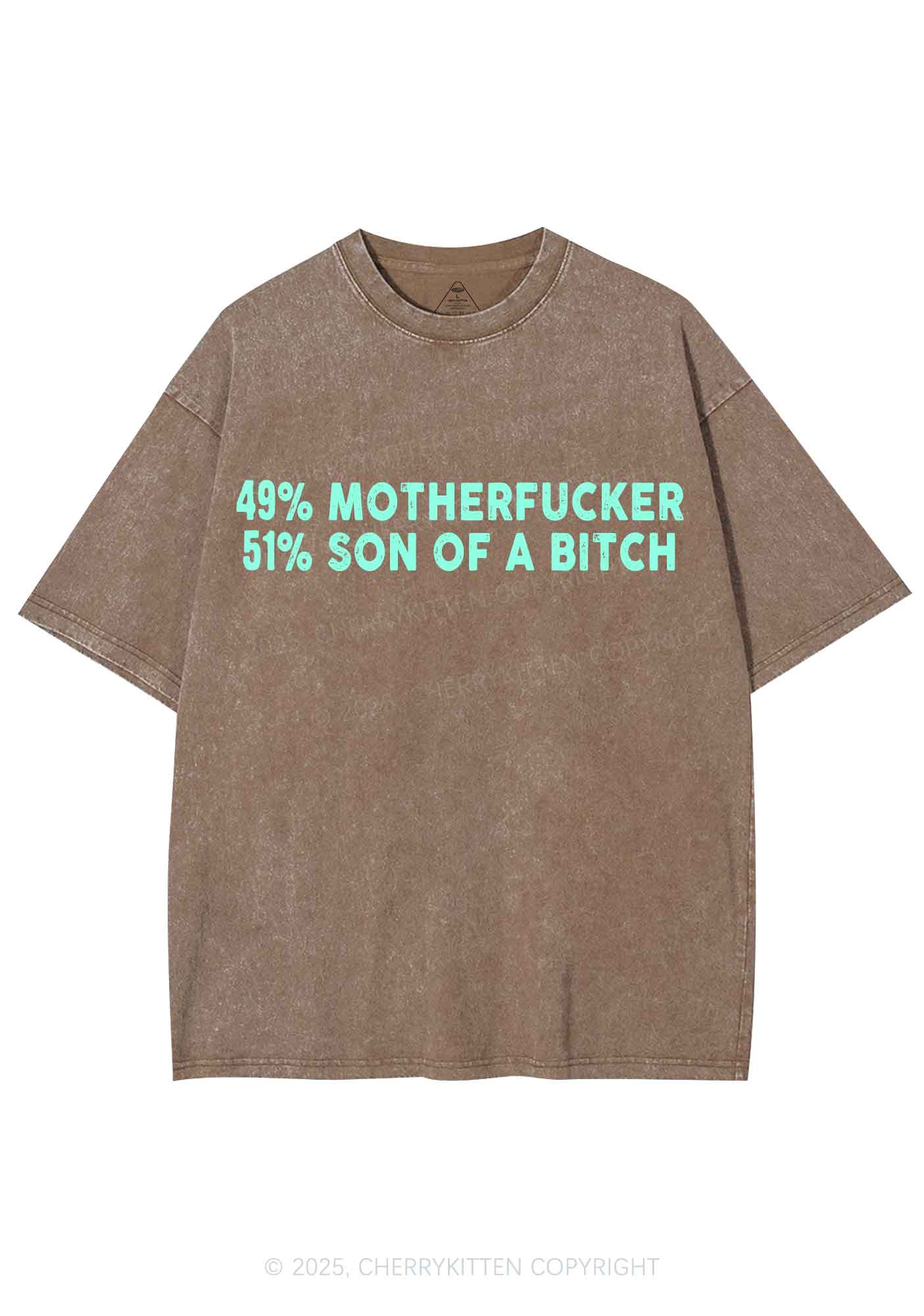 Motherfxcker Son Of Bxxch Y2K Shirts Washed Tee Cherrykitten