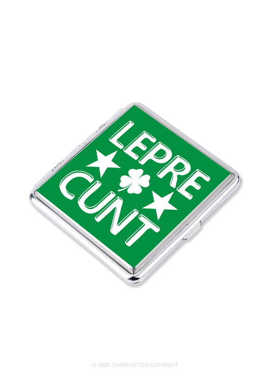 Leprecunt St Patricks Y2K Cigarette Case Cherrykitten
