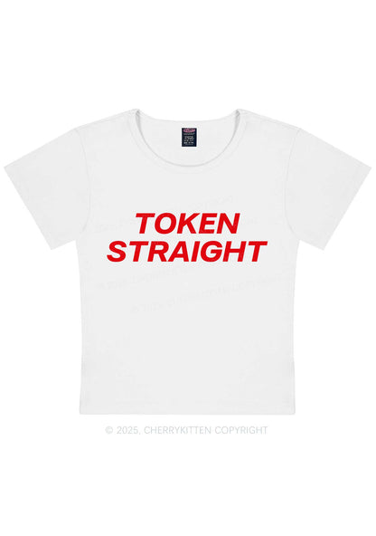 Token Straight Pride Y2K Baby Tee Cherrykitten