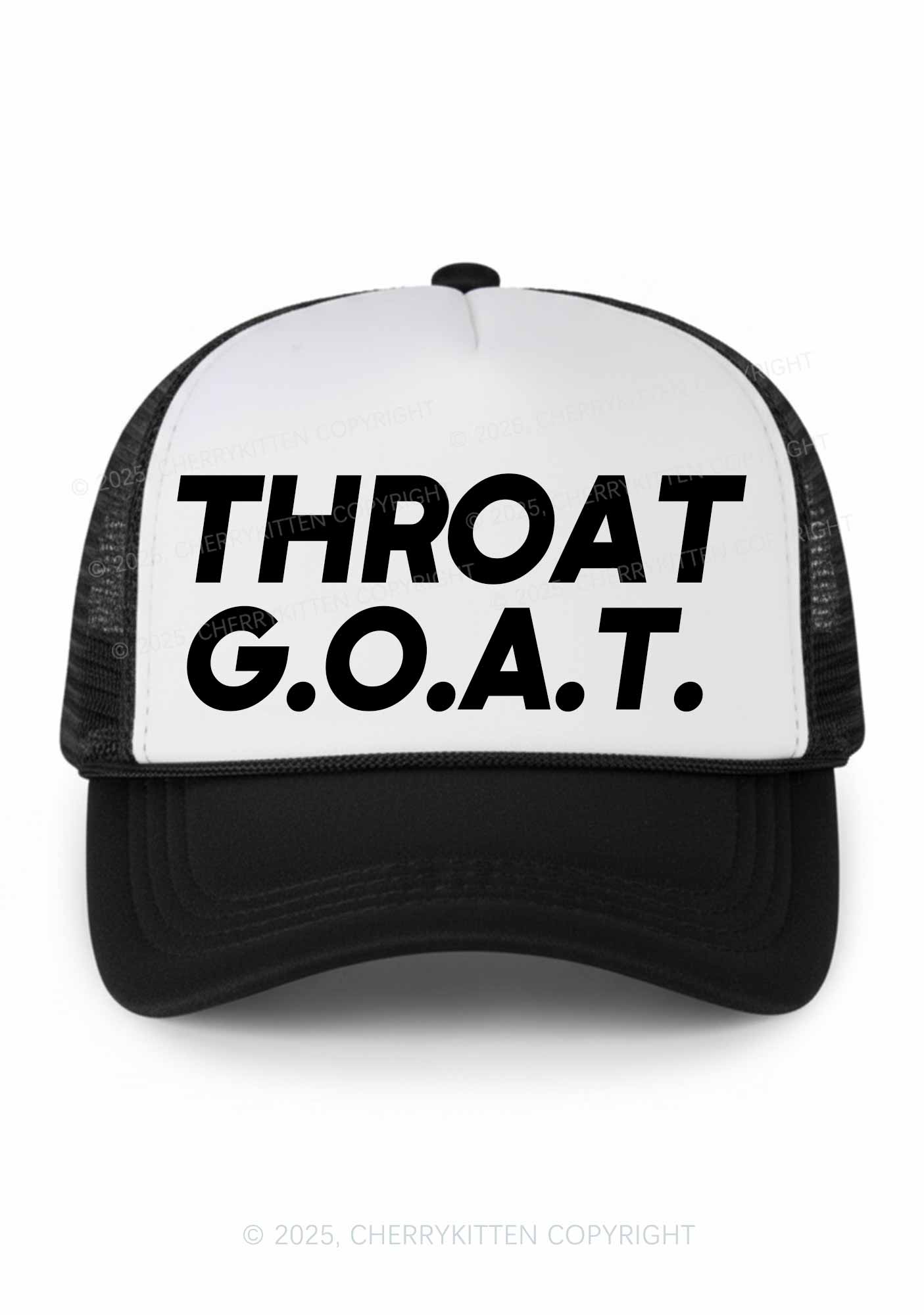 Throat Goat Y2K Colorblock Trucker Hat Cherrykitten