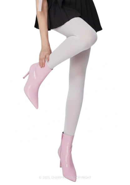 White Thin Pantyhose Y2K Tights Cherrykitten