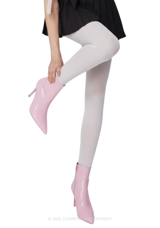 White Thin Pantyhose Y2K Tights Cherrykitten
