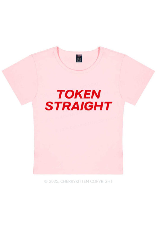 Token Straight Pride Y2K Baby Tee Cherrykitten