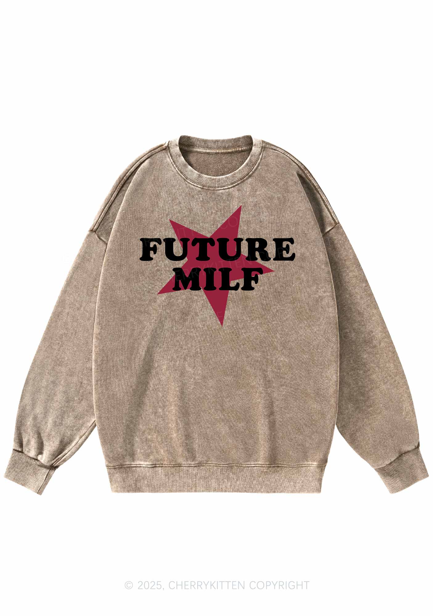 Future Mxxf Y2K Washed Sweatshirts Cherrykitten