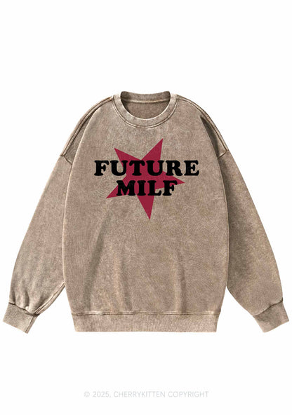Future Mxxf Y2K Washed Sweatshirts Cherrykitten