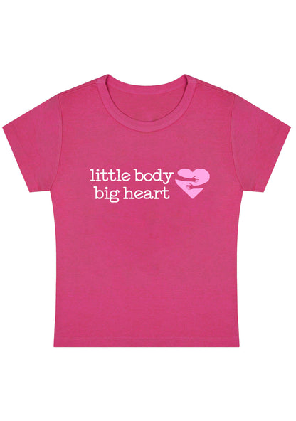 Curvy Little Body Big Heart Baby Tee