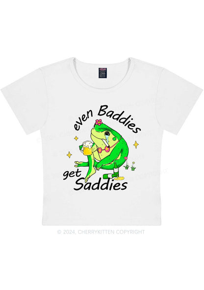 Drunk Frog Y2K Baby Tee Cherrykitten