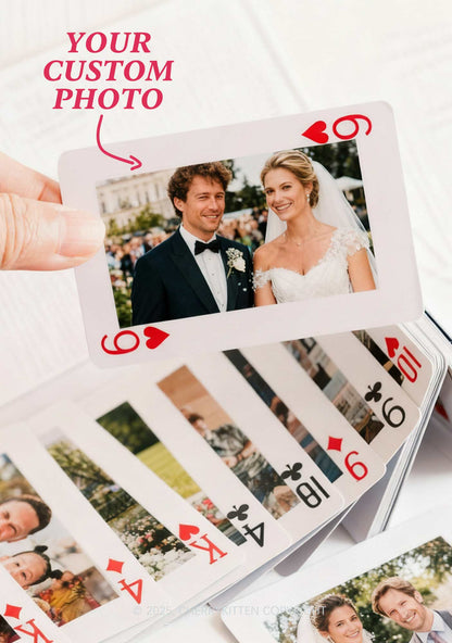 Custom Photo Y2K Playing Cards Cherrykitten