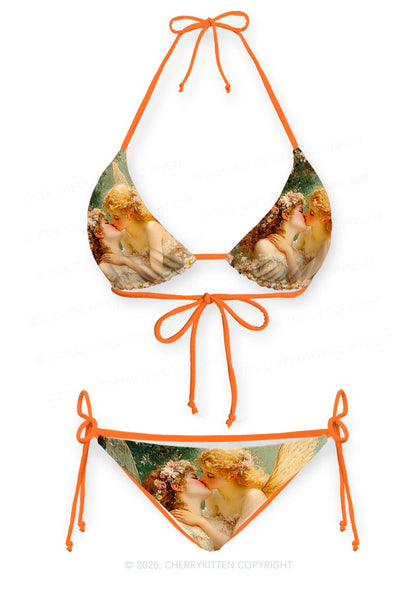 Fairy Kiss Pride Y2K Print Bikini Set Cherrykitten