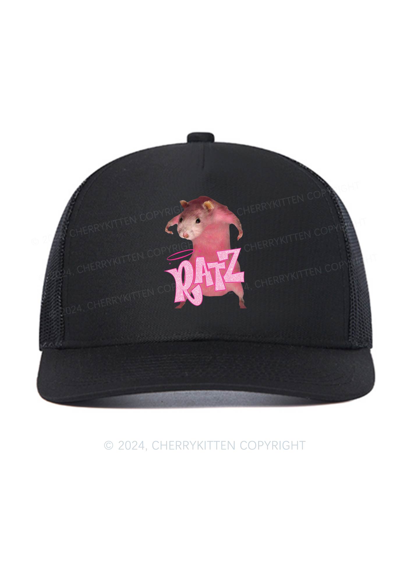 Cherrykitten Pink Ratz Y2K Trucker Mesh Hat Cherrykitten for Sale