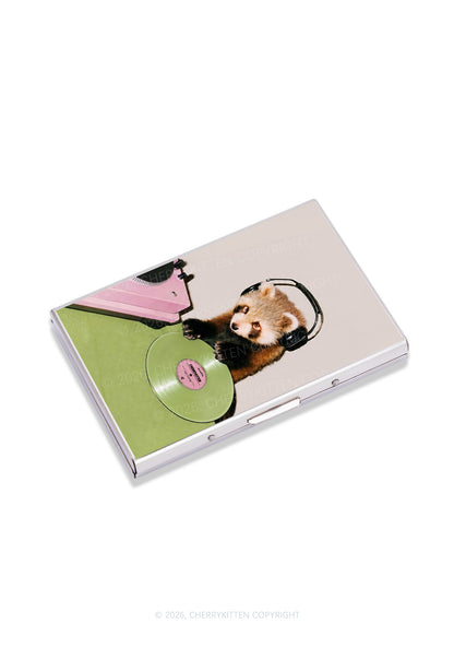 Red Panda DJ Y2K Mirror Cigarette Case Cherrykitten