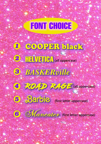 Custom Text Y2K Rave Hand Fan Cherrykitten