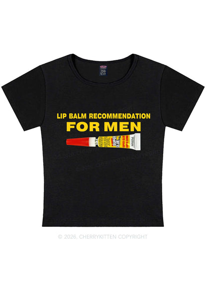 Lip Balm Recommendation For Men Y2K Baby Tee Cherrykitten