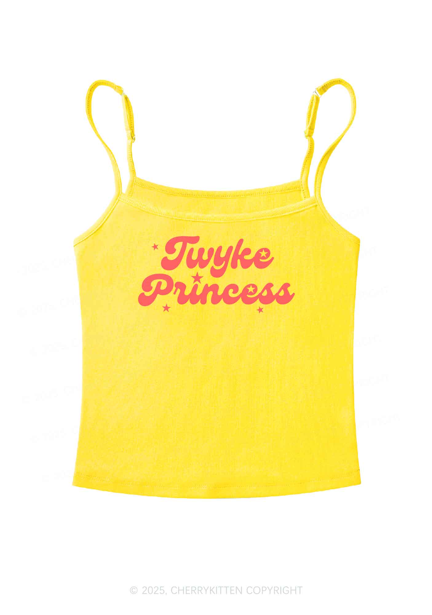 Twyke Princess Pride Y2K Spaghetti Strap Cami Cherrykitten