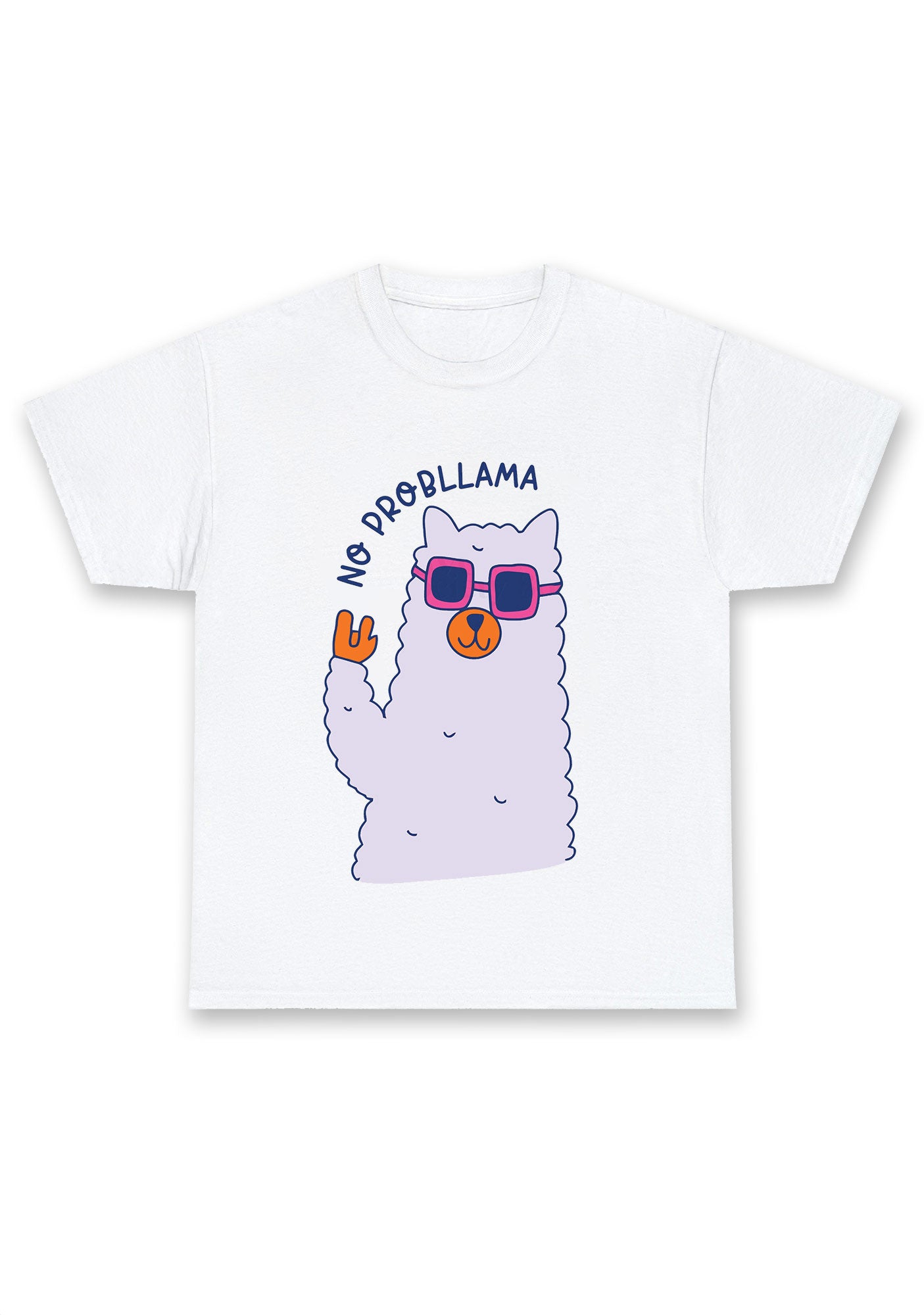 No Probllama Alpacas Chunky Shirt