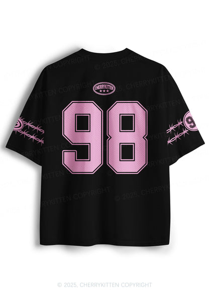 Custom Pink Lesbian Princess Pride Y2K Sport Jersey Shirts Cherrykitten