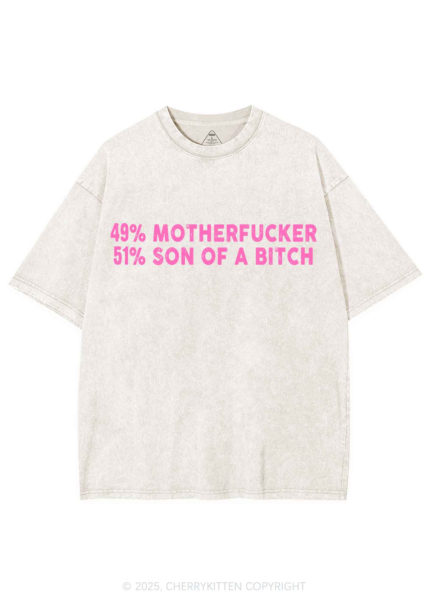 Motherfxcker Son Of Bxxch Y2K Shirts Washed Tee Cherrykitten