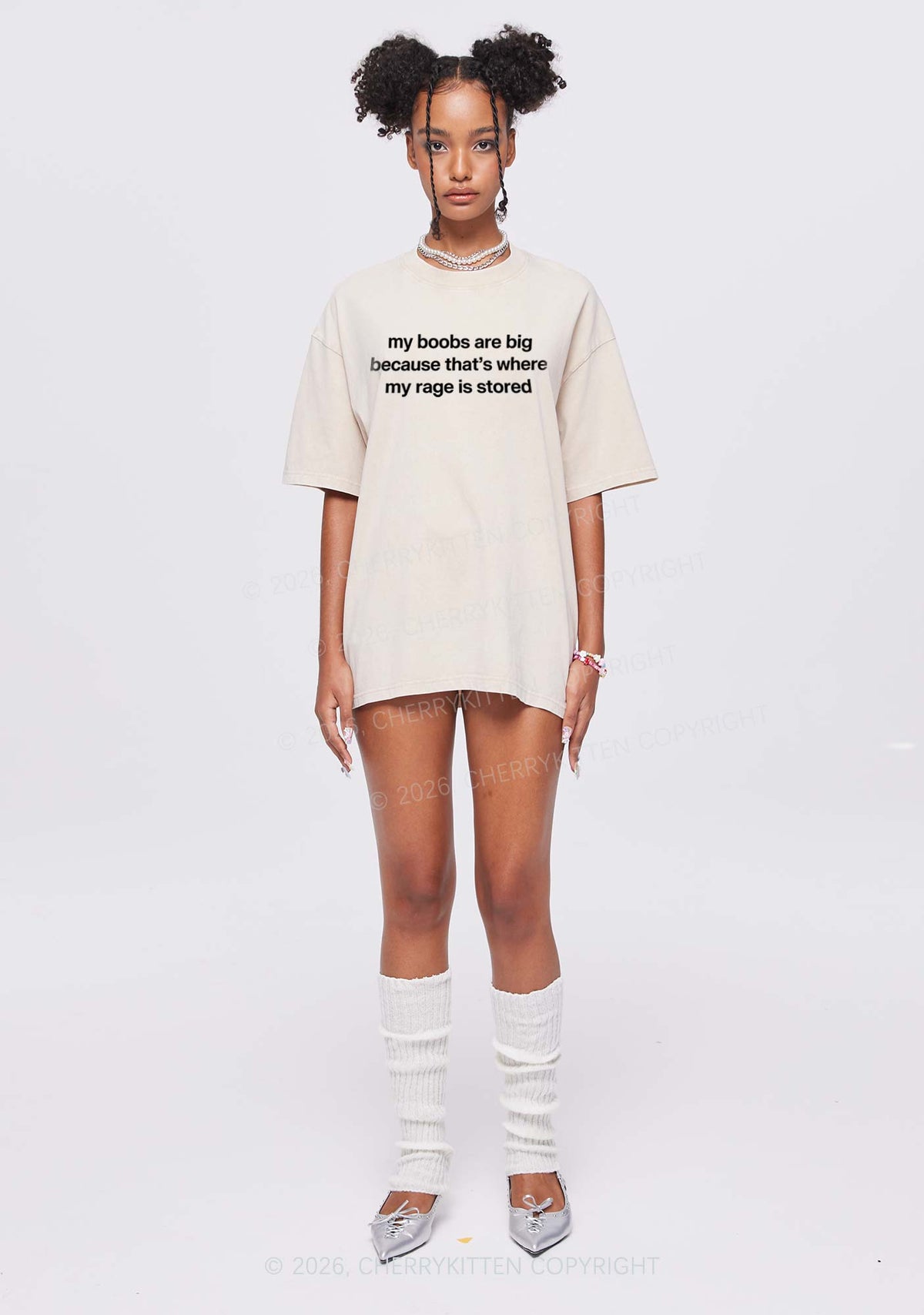 My Bxxbs Stored Rage Y2K Shirts Washed Tee Cherrykitten