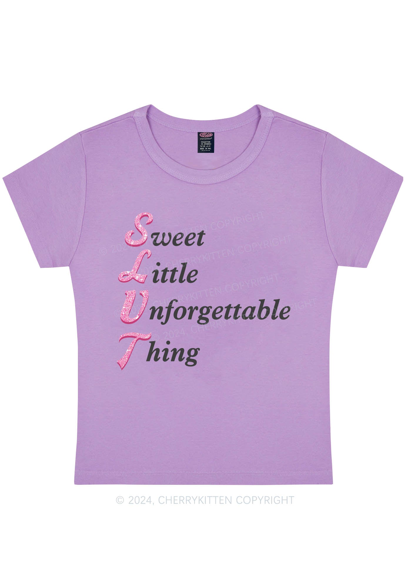 Slxt Things Y2K Baby Tee Cherrykitten