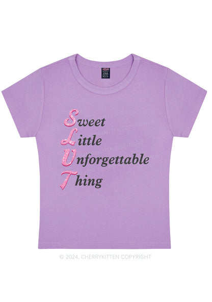 Slxt Things Y2K Baby Tee Cherrykitten