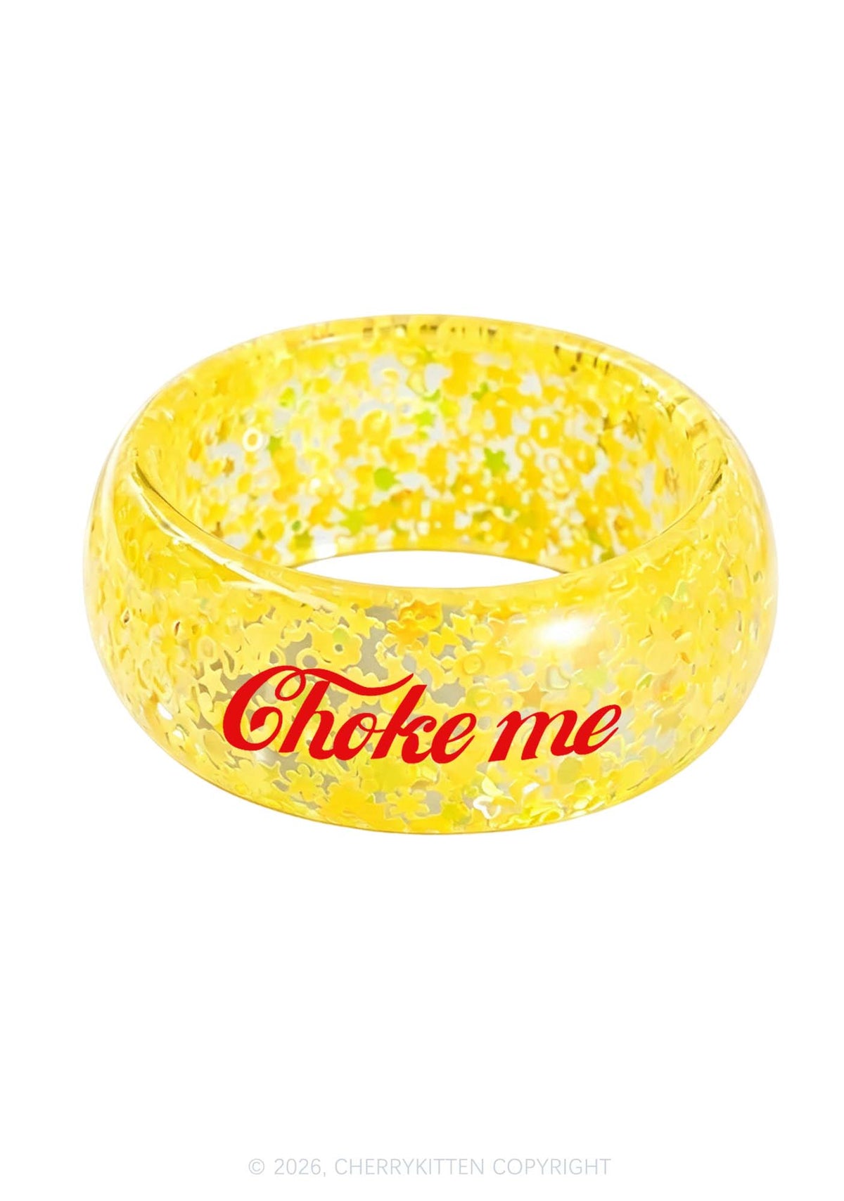Choke Me Y2K Cuff Bangle Cherrykitten