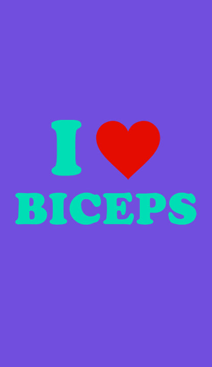 Purple I Love Biceps Y2K Phone Case Cherrykitten