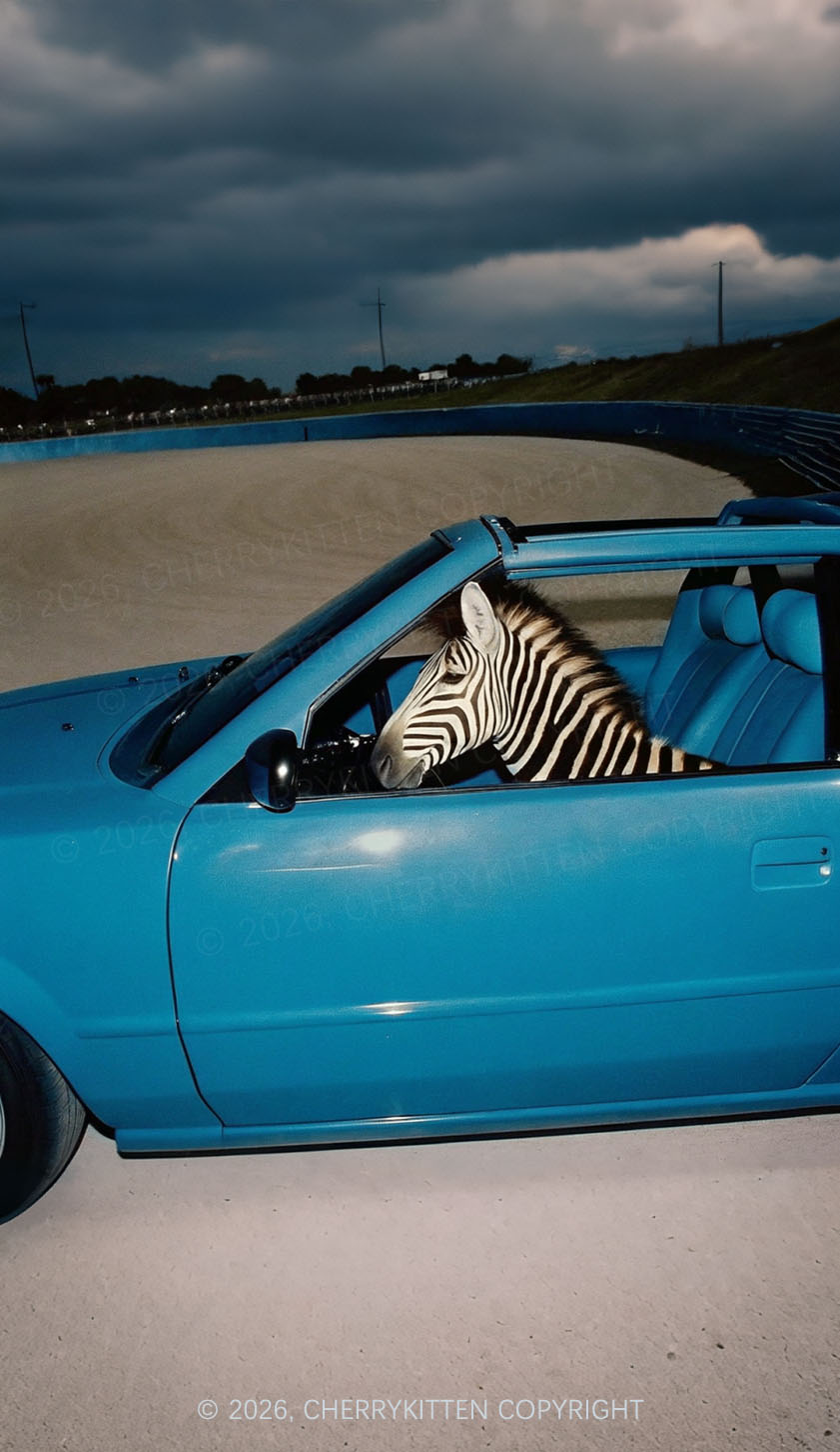 Zebra Driver Y2K Phone Case Cherrykitten