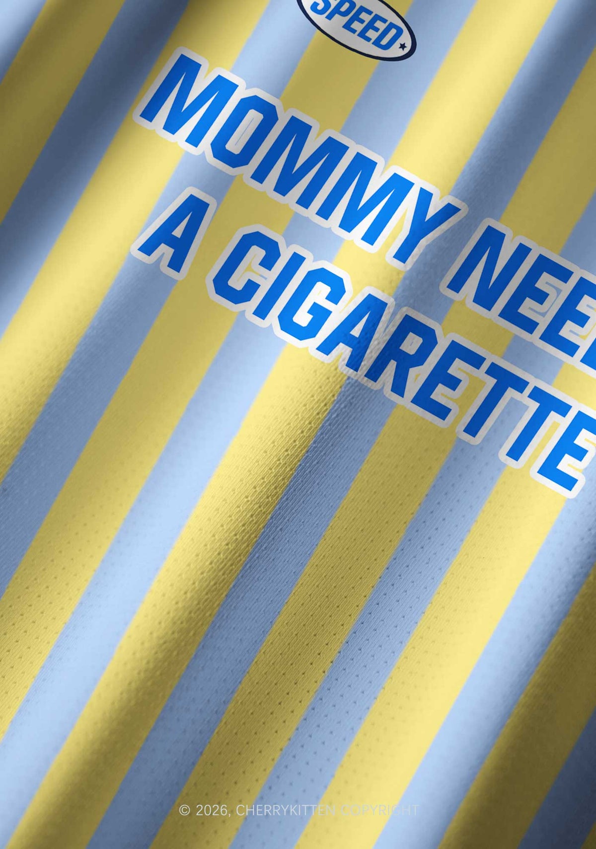 Mommy Needs A Cigarette Y2K Football Jersey Shirts Cherrykitten