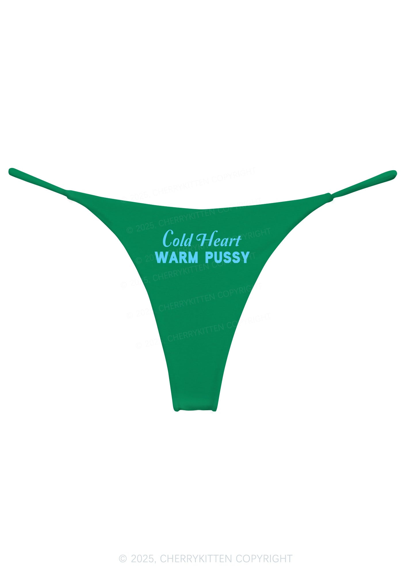 Cold Heart Warm Puxxy Y2K Bikini String Thong Cherrykitten