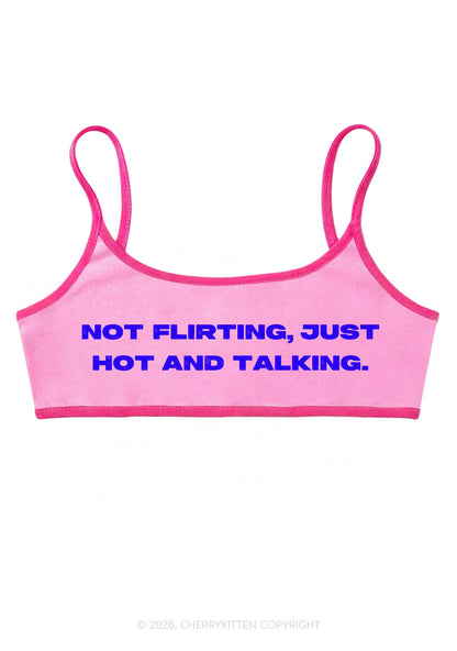 Just Hot And Talking Y2K Super Crop Cami Cherrykitten