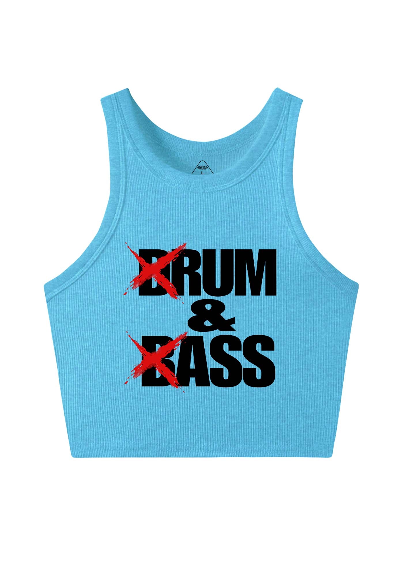 DnB Graffiti Y2K Crop Tank Top Cherrykitten